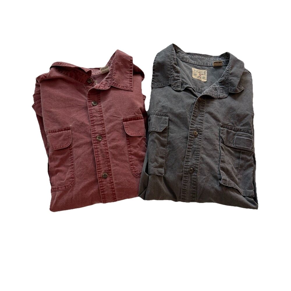RedHead Brand Co Utility Shirts Lot 2 Men 2XL Tactical Cotton Button Up Workwear